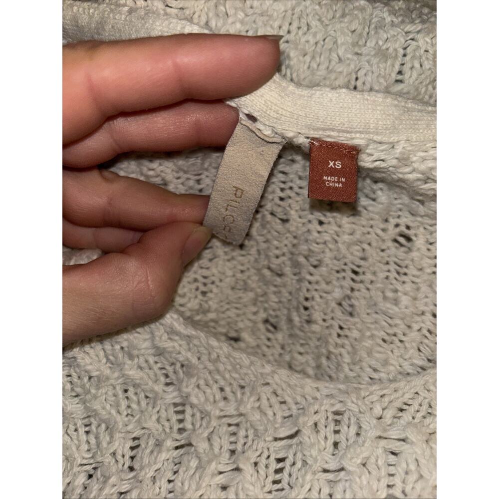 Anthropologie Pilcro 100% Cotton Long Sleeve Pullover Sweater Size XS - Picture 7 of 8